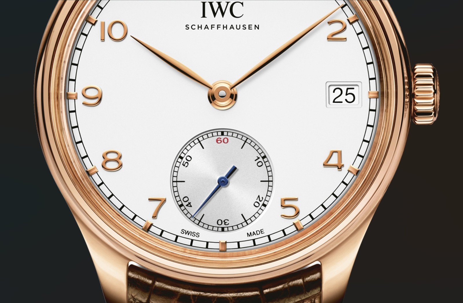 IWC Portugieser Hand-Wound Eight Days ‘Red 60’ Opaline 18kt Rose Gold IW510204