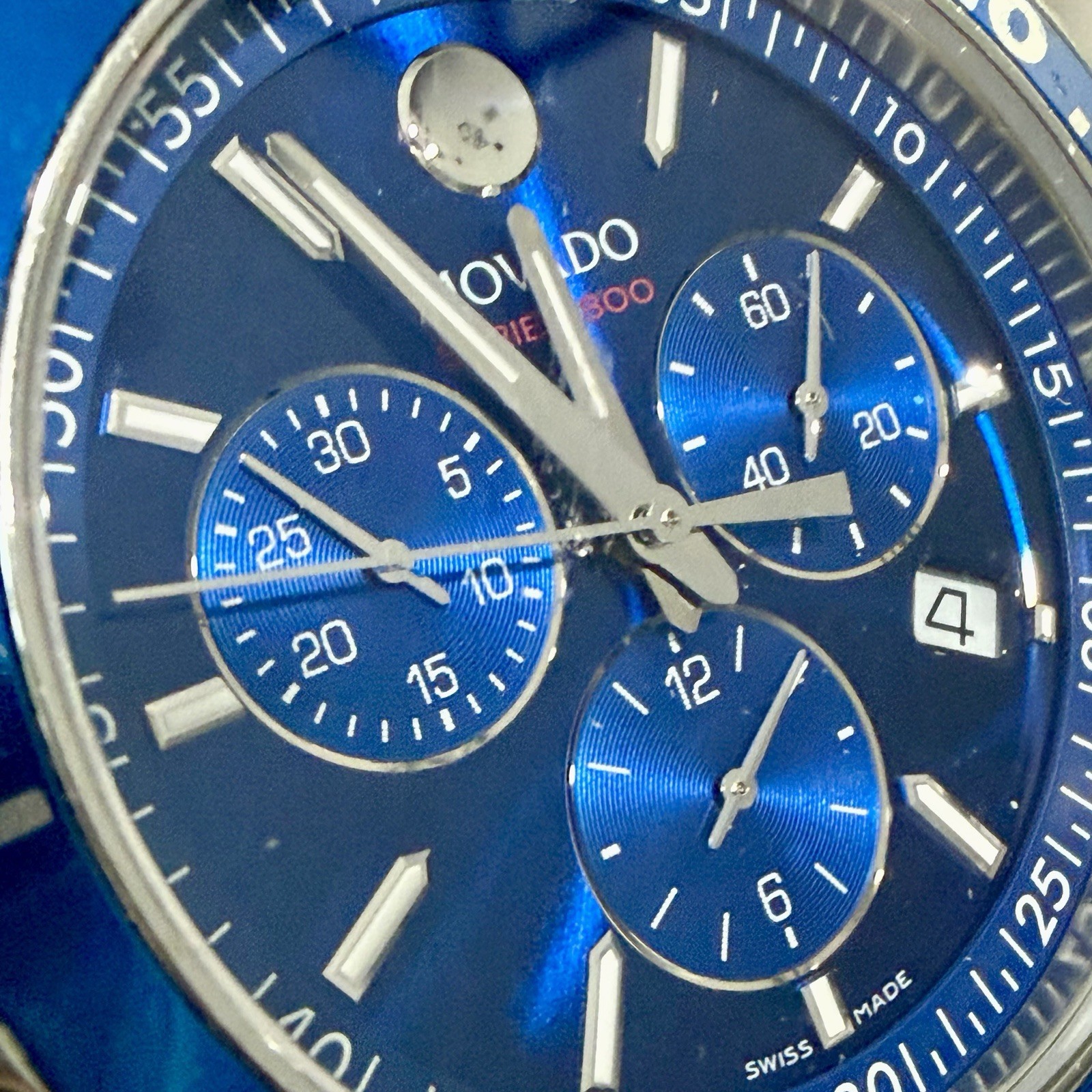 Movado Series 800 Men’s Stainless Steel Quartz Chronograph Watch 2600141