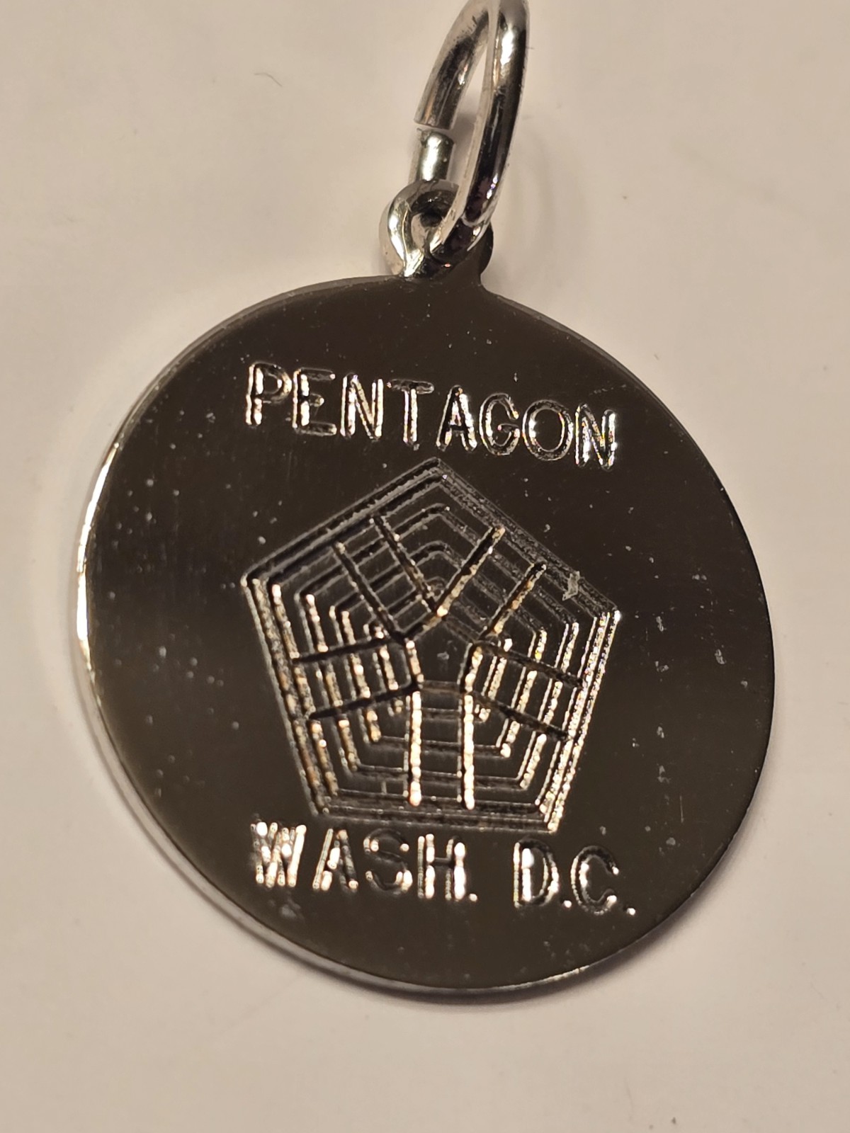 Vintage Sterling Silver Pentagon WASHINGTON DC Charm
