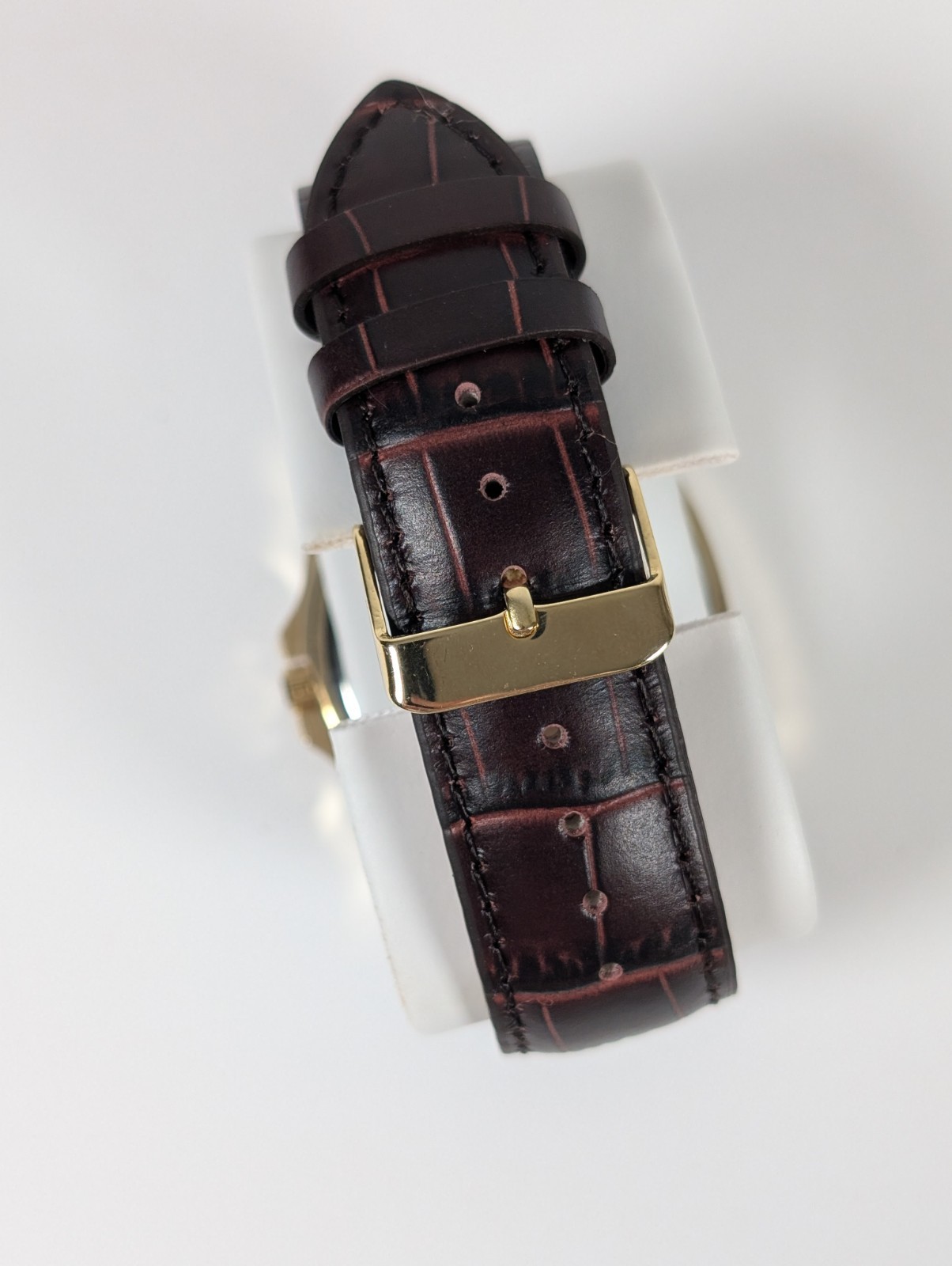 U.S Polo Assn. USC50011 Watch Brown Leather Strap 41mm NEW BATTERY