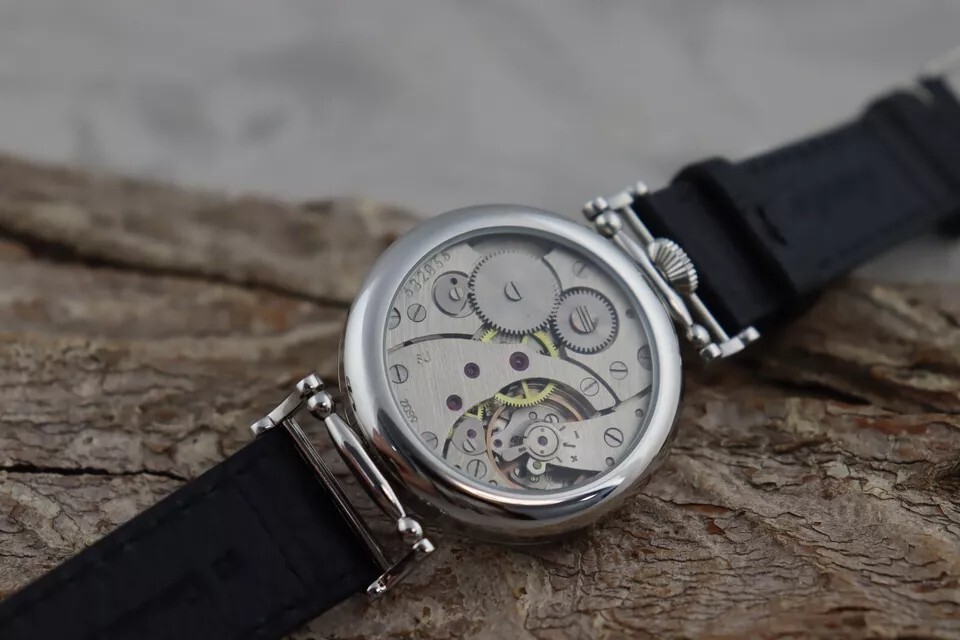 Vintage Watch Collectible WC Mechanical Gift for Him Watches for Men 3602