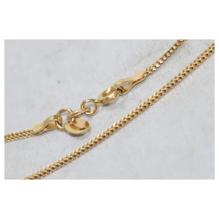 Vintage 22K Gold Foxtail Necklace