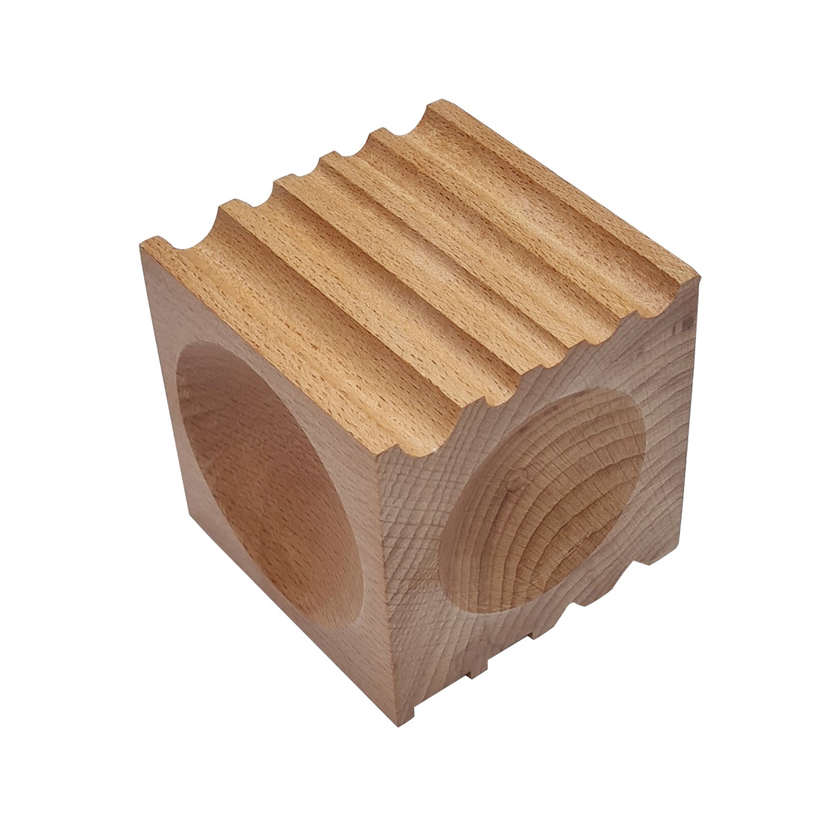 2.75″ x 2.75″ x 2.75″ Wood Dapping Block Jewelry Making Metal Forming Dapping