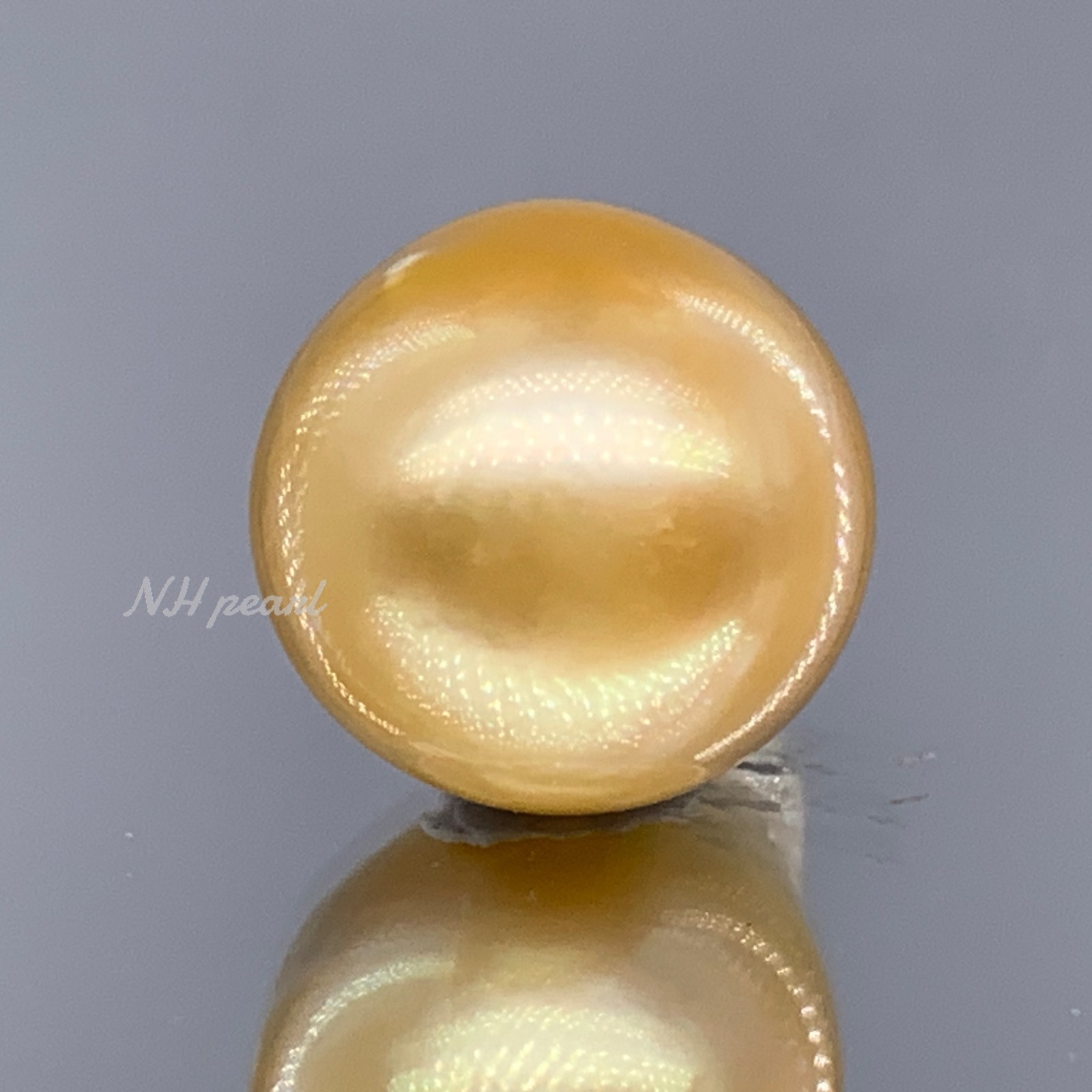 South Sea Pearl Gold Baroque 12.3mm x 17.5mm, 3.47g undrilled