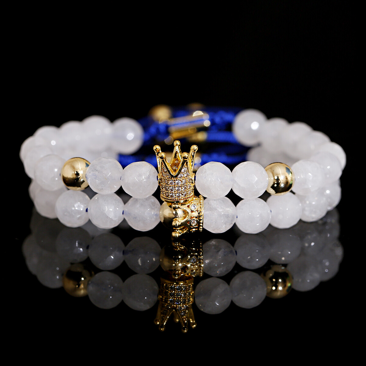 Wholesale Lots Mixed Adjustable Bracelets Luxury Zircon Stone Women Men Jewelry