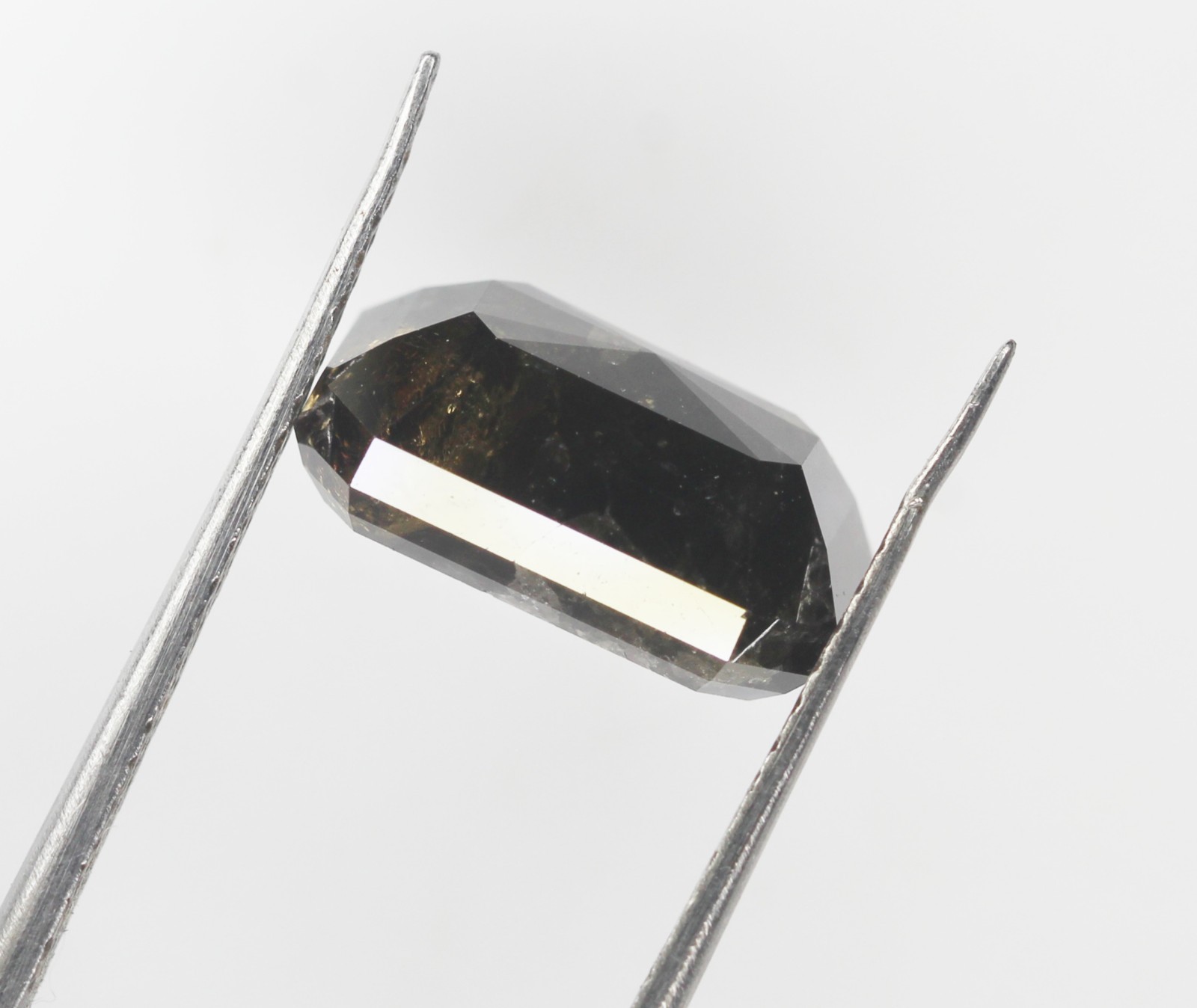 5.59 Ct Natural Loose Emerald Diamond Grey Color Emerald Shape Rustic Diamond