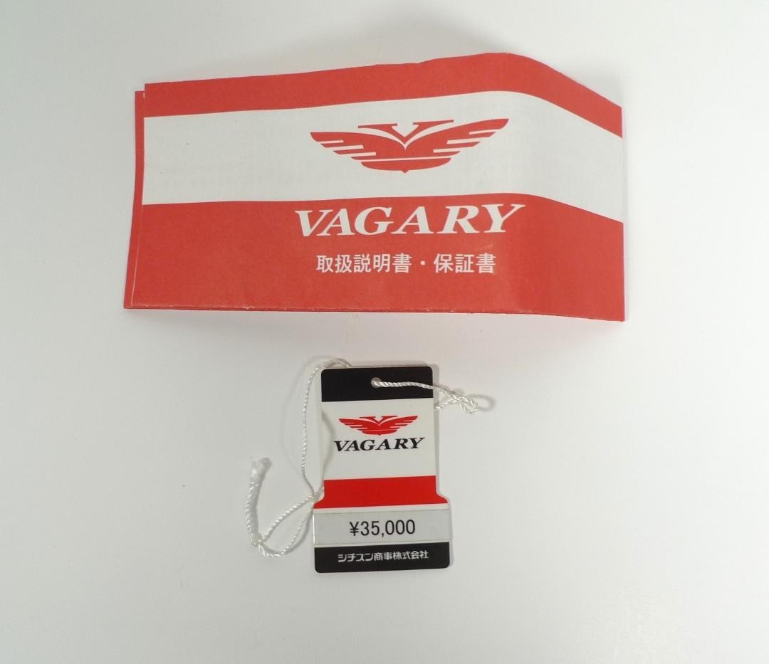 VAGARY quartz wristwatch WR 100 black dial Citizen