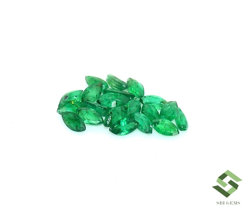 Natural Emerald Marquise Cut 1.78 CTS 4×2 mm Calibrated Gemstones