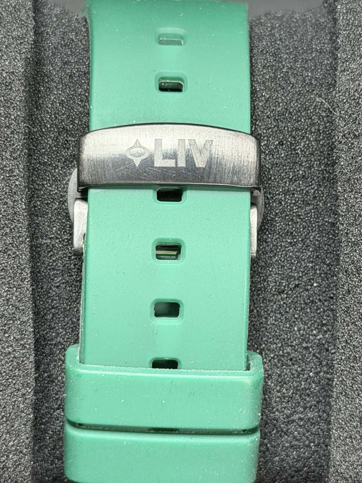 Liv GX1 Chronograph Python Green, Multi-Layer Dial, Swiss Caliber 5040.D
