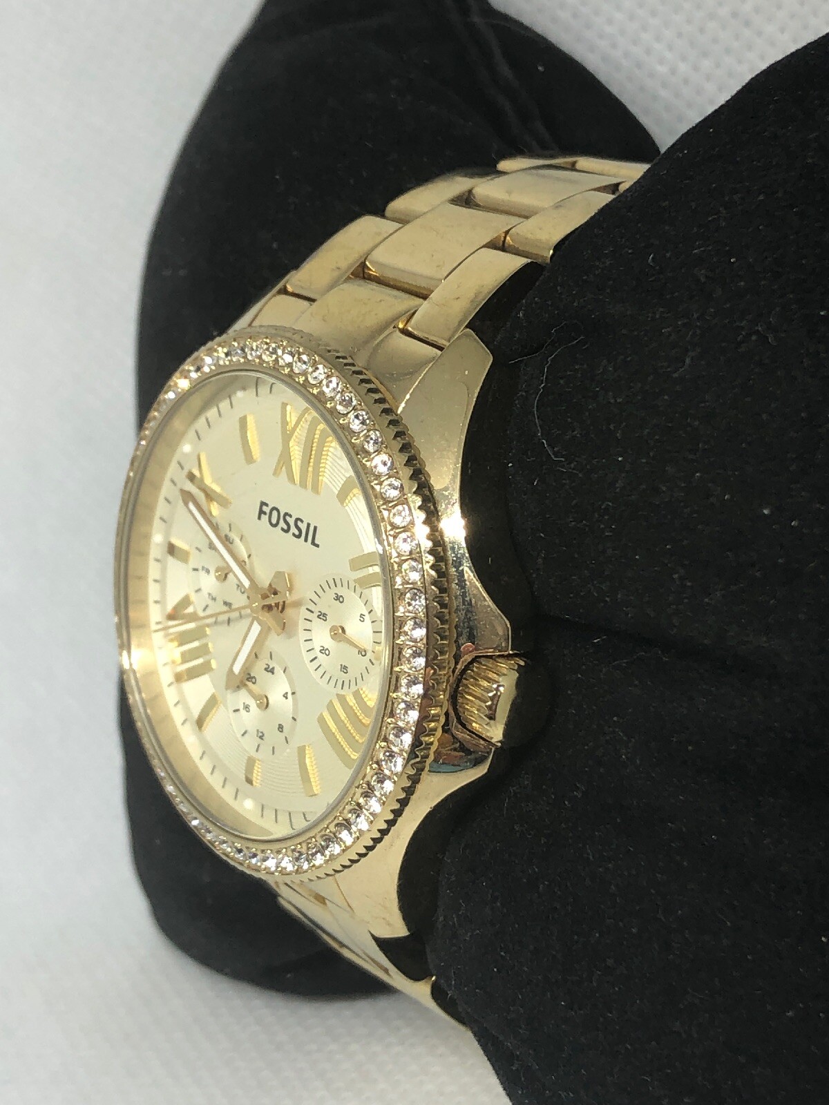 Fossil Cecile AM4482 Women’s Gold Stainless Steel Analog Dial Wrist Watch HG58