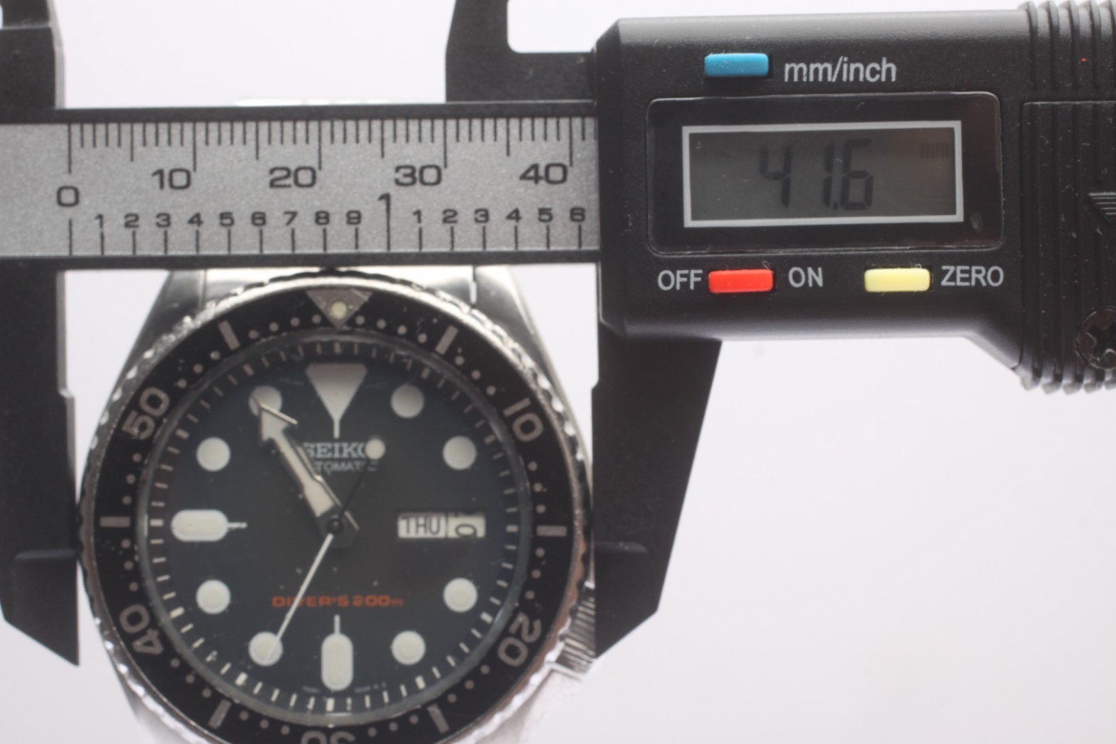 [EXC+5] SEIKO 7S26-0020 41mm SKX007 Black Dial Automatic Men’s Diver’s Watch