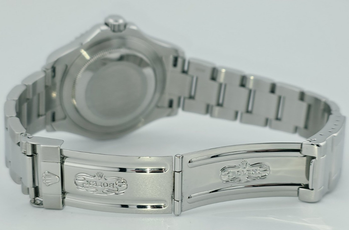 Rolex Yacht Master Oyster Perpetual Date Watch 40mm Platinum Automatic Men 16622