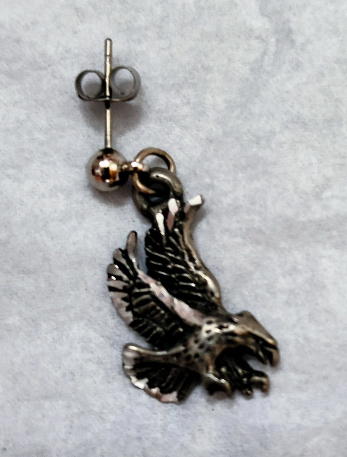 Raven Pendant, Watch, Cuff Bracelet, pierced Earrings-artist Bill J Wilson