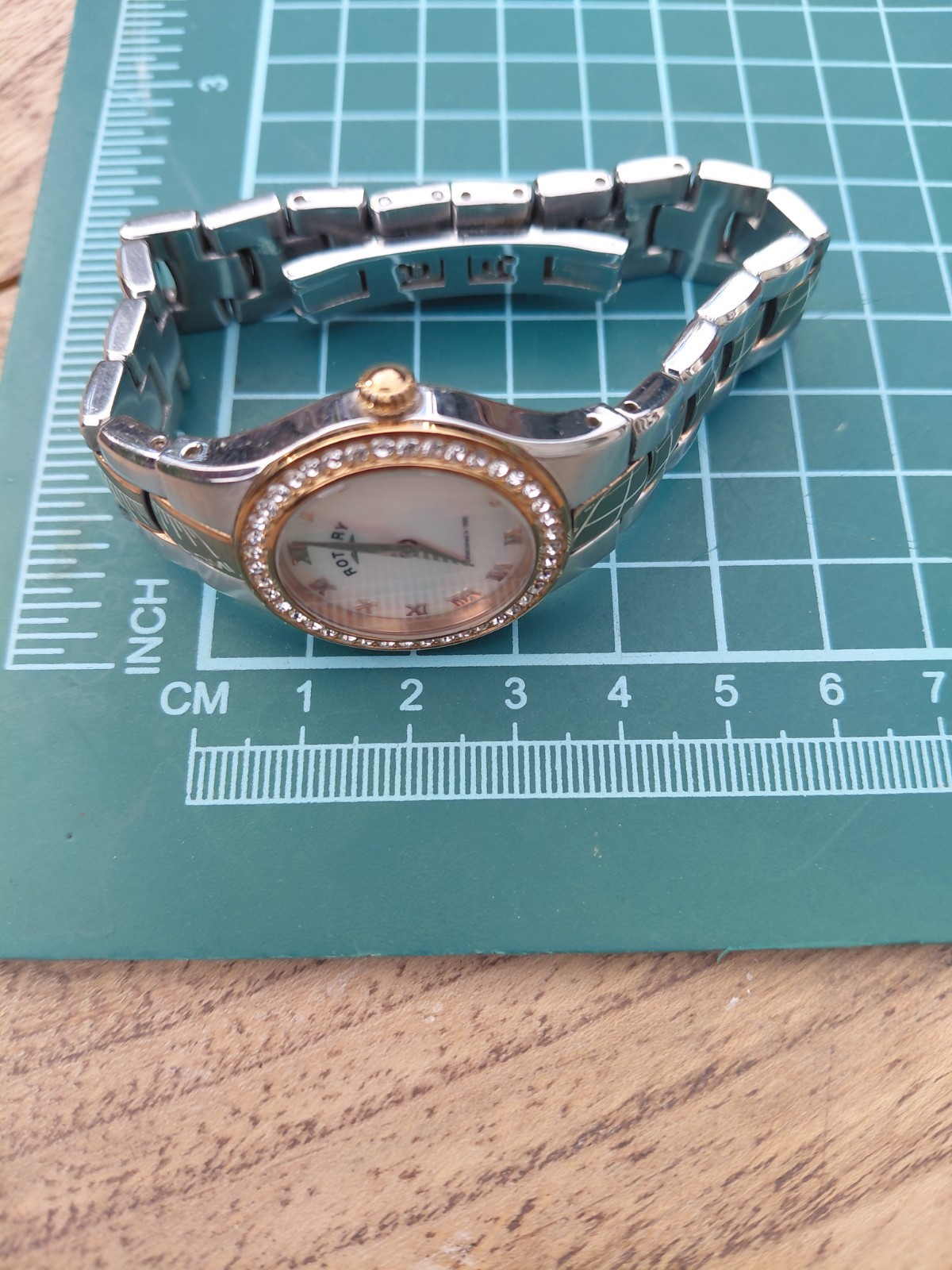 Rotary 2 Tone rose Gold & silver Bracelet Watch LB03501/71 – See video