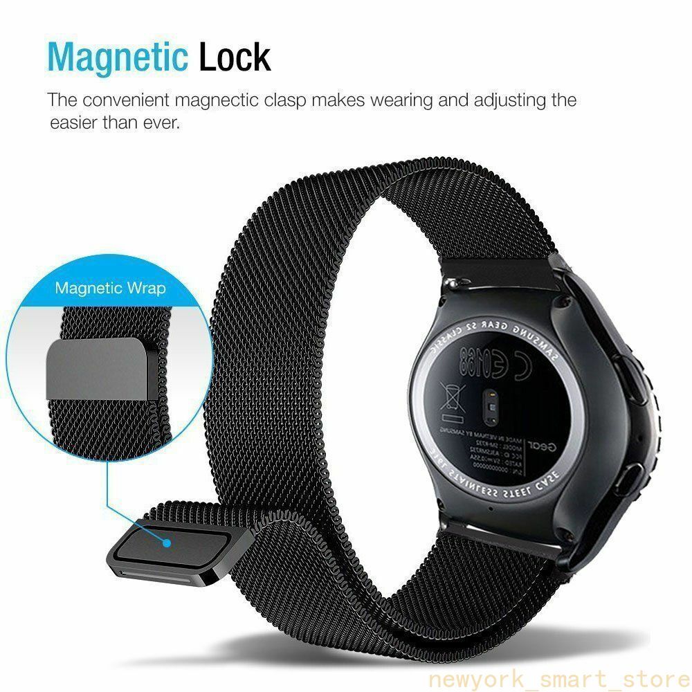 Samsung Galaxy Watch 4 Active 2 40/44mm Stainless Steel Loop Milanese Band Strap