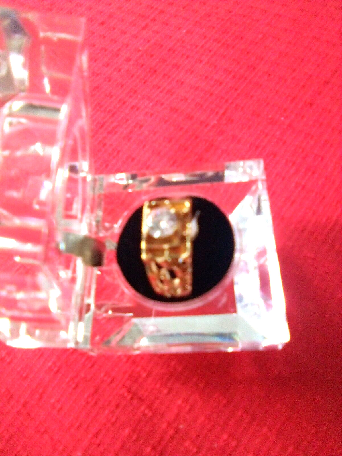 Beautiful Men’s Artificial Diamond Decor Party Ring, Trendy Gift Size 11