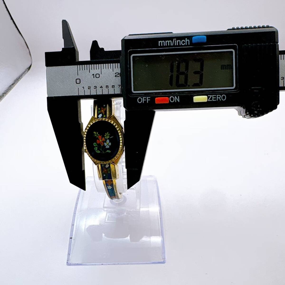 HUDSON Cloisonn Bangle Watch Swiss Made 17 Jewels