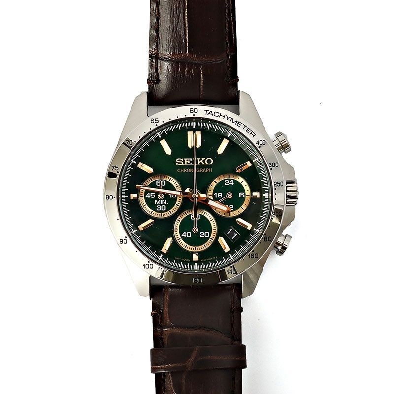 New Seiko Men’s Watch SEIKO SELECTION SBTR017 Black Silver Green Men’s SEIKO