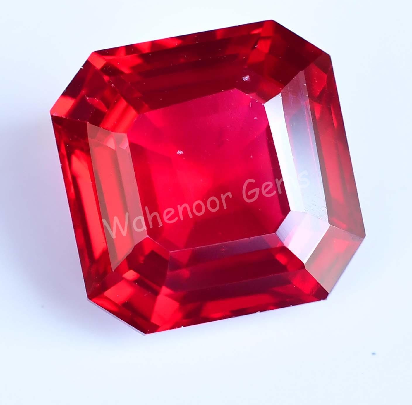 21.25 Ct Natural Blood Red Ruby Emerald Certified Mozambique Stunning Gemstone