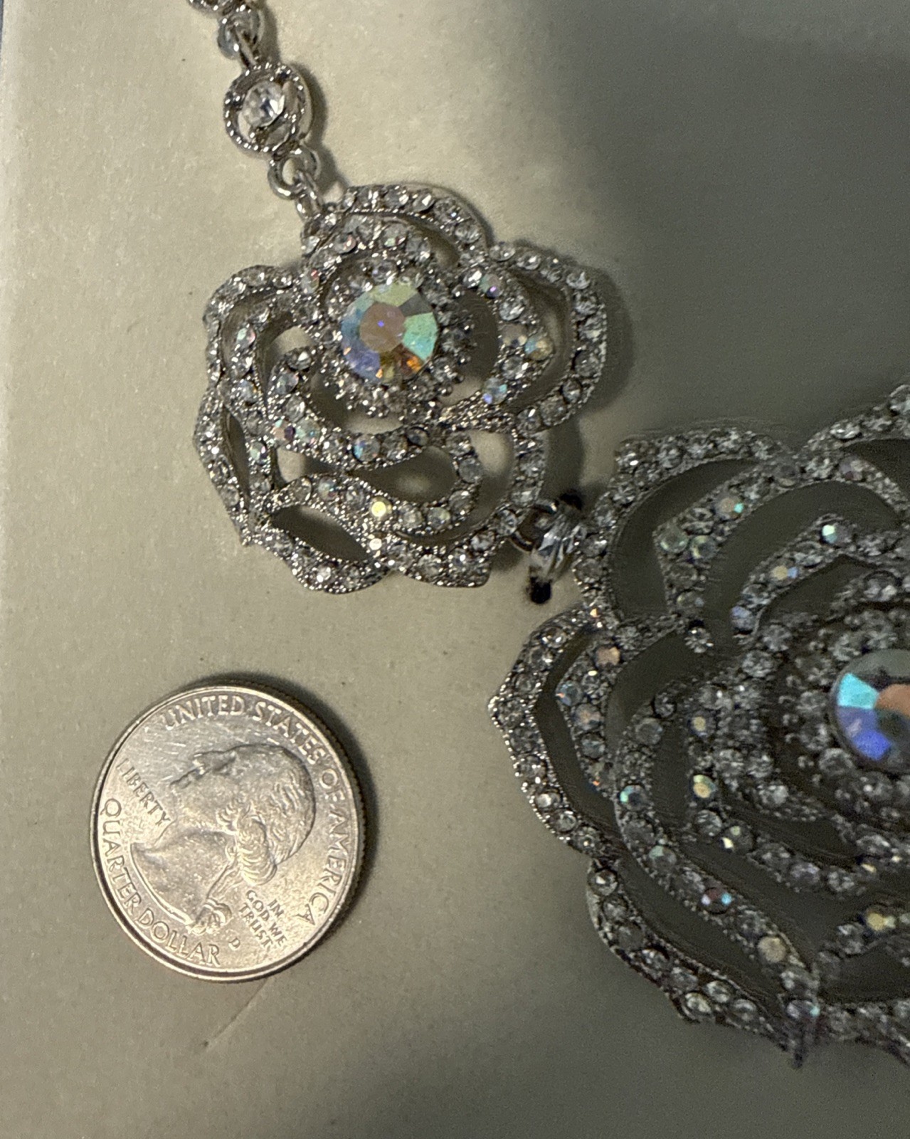 NIP Vintage Statement Jewelry Set By Bijoux World ‘Carol’ Necklace Earrings
