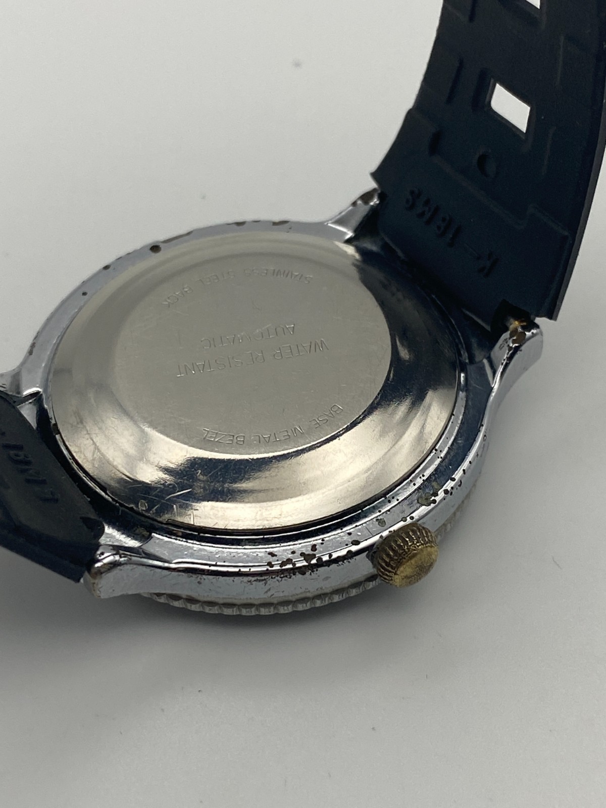 Vintage Timex Viscount Automatic Dive Date Watch 38mm Running Accurate +-2 Min