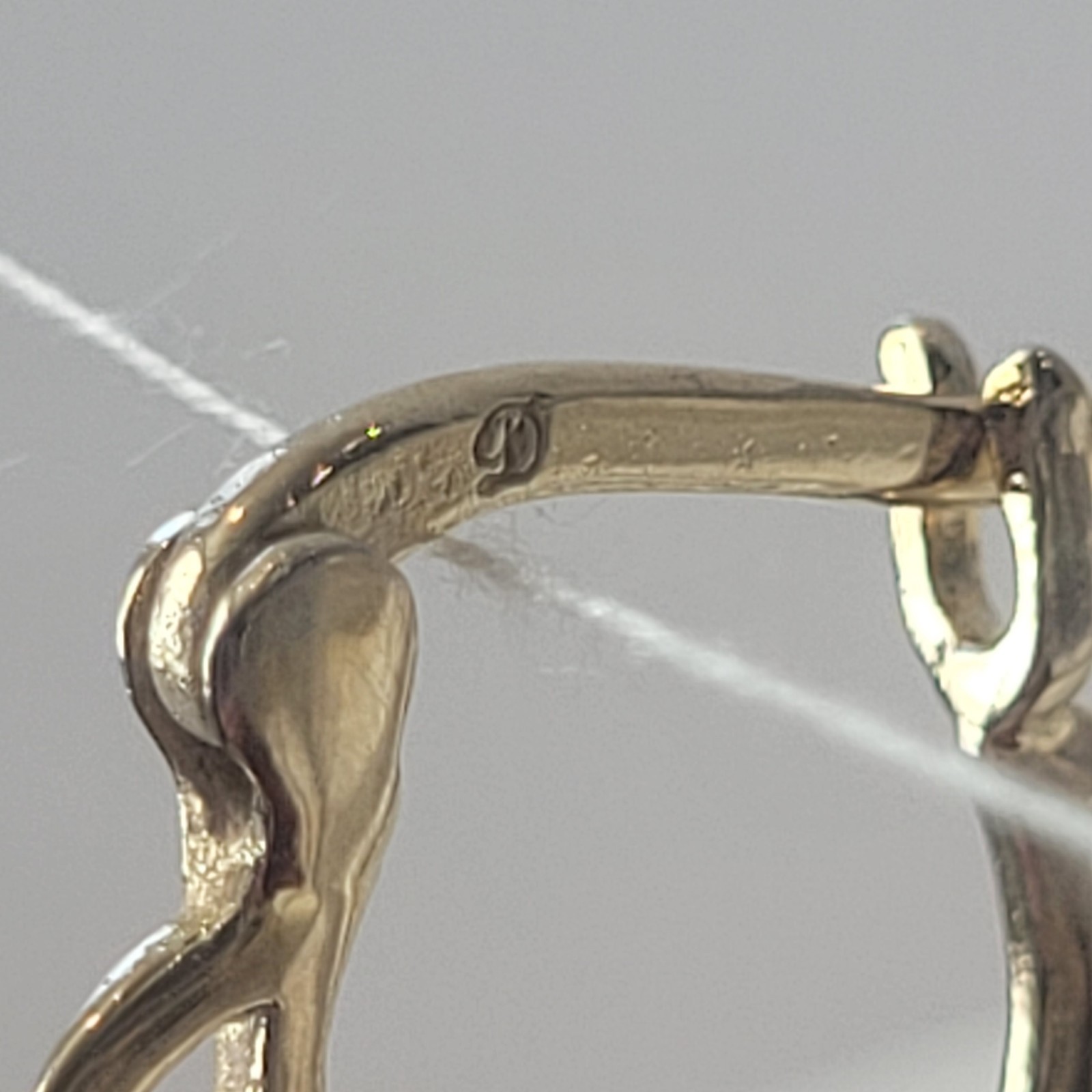 Danecraft Earrings Filigree Hoops Hinged Latch Back Gold Plated