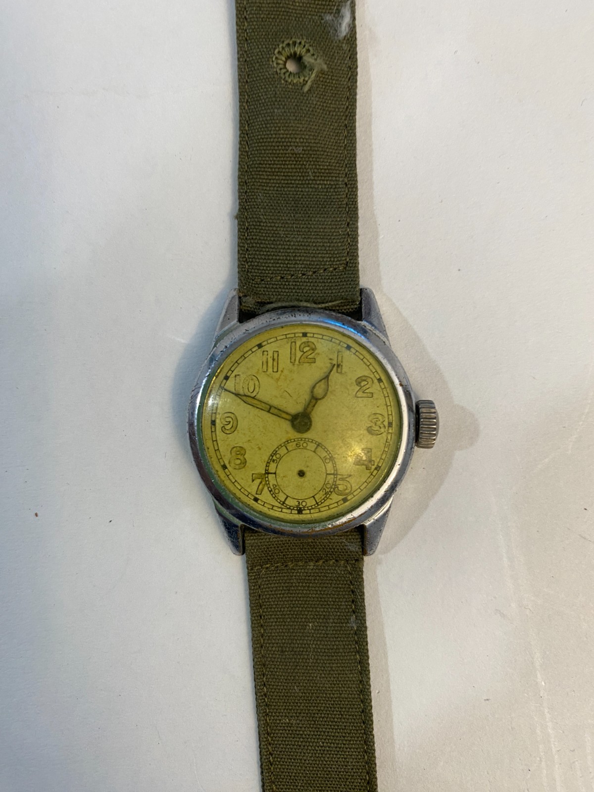 WWII ORD DEPT US Army Watch Hamilton 987A 17J OD-30613 Parts | Vintage Authentic