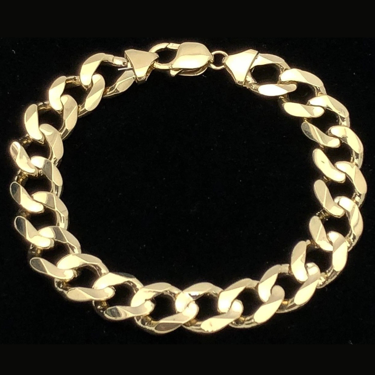 14k Yellow Gold Bracelet Miami Cuban Chain Link | Solid 45 Grams 9″ x 12.5mm