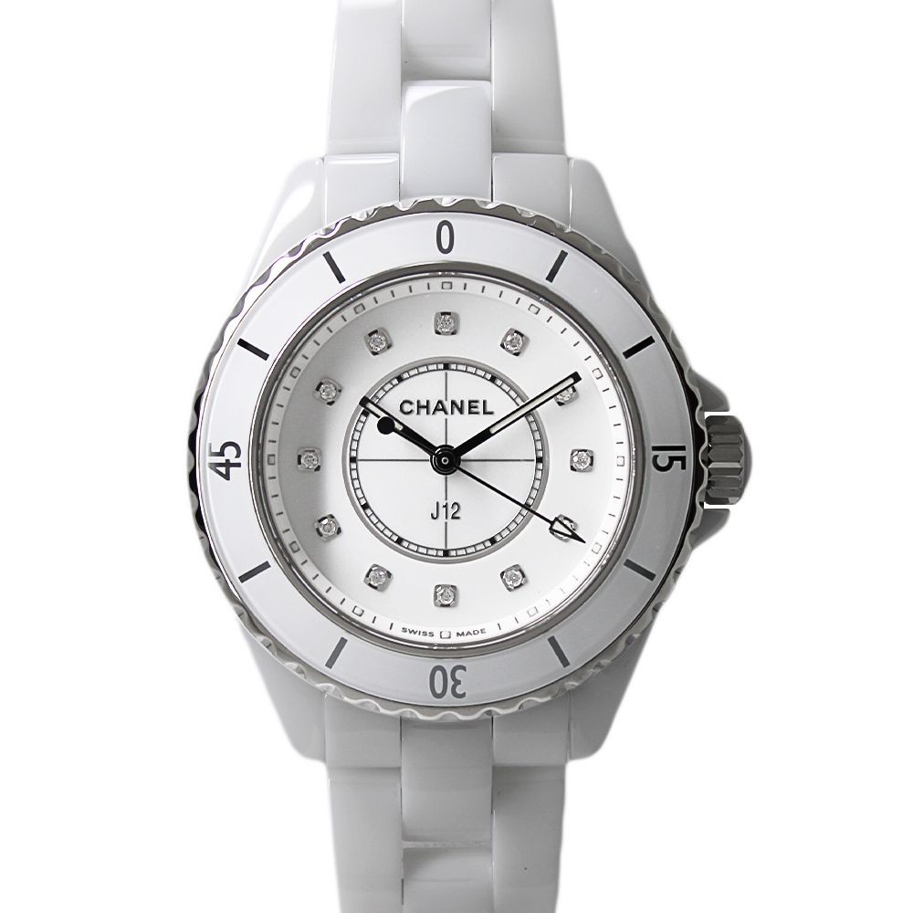 J12 (Chanel) 33mm H5703 black ladies Used