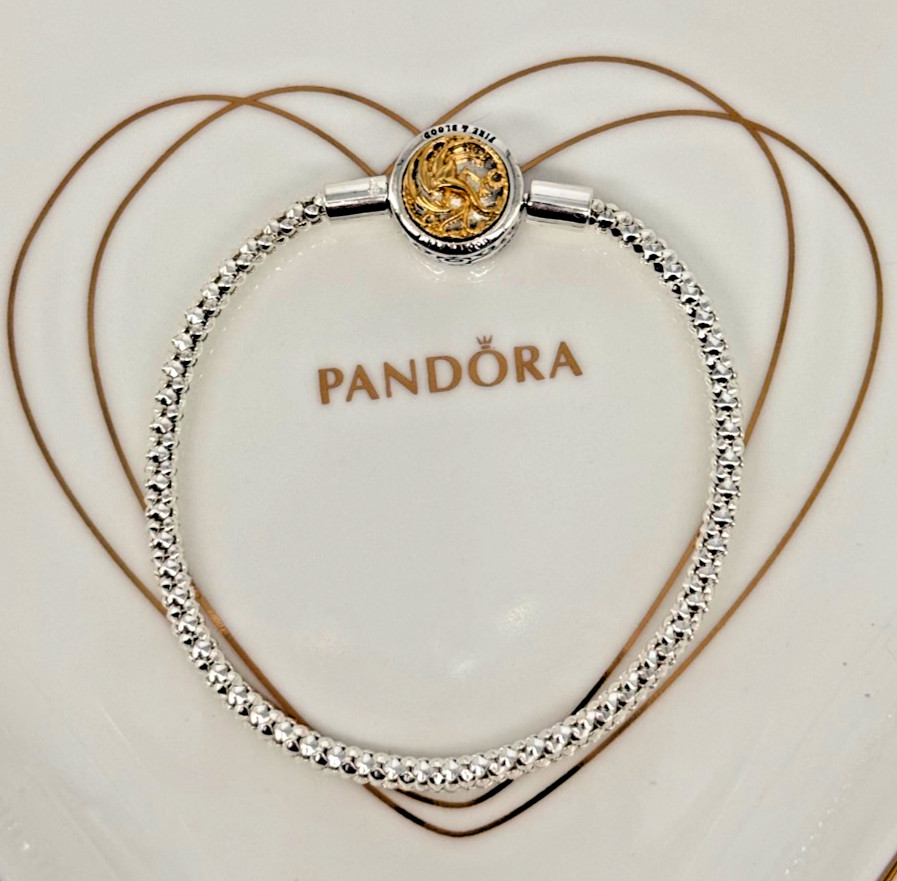 New Pandora x Game of Thrones Moments Studded Chain Bracelet 562964C00-16cm