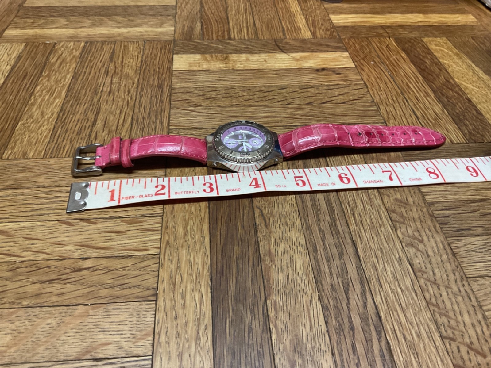 TechnoMarine Cruise CS11 45mm Unisex Chronograph 200M Louisiana Alligator Strap