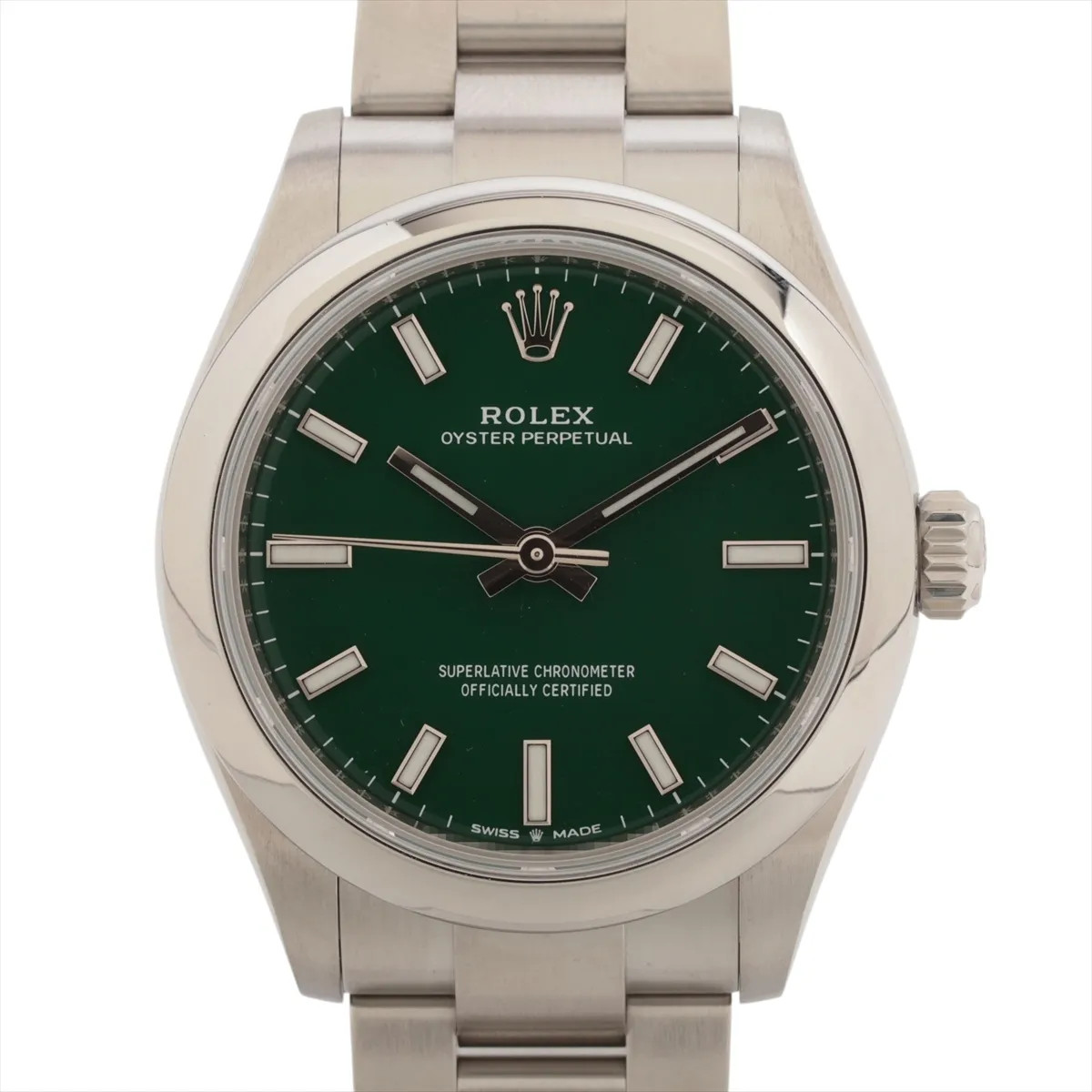 Rolex Oyster Perpetual 31 277200 SS SS AT Green-Face