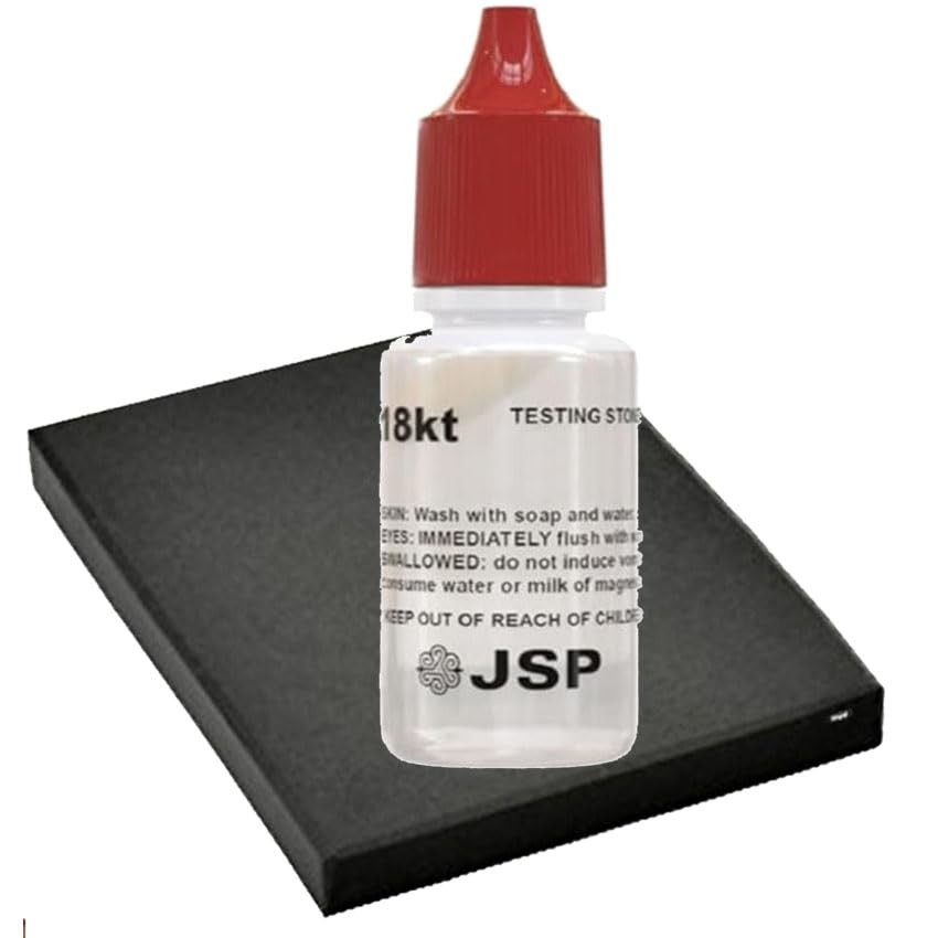 Waytest Gold Testing Solution 18K & Scratch Tester Stone Precious Metal…