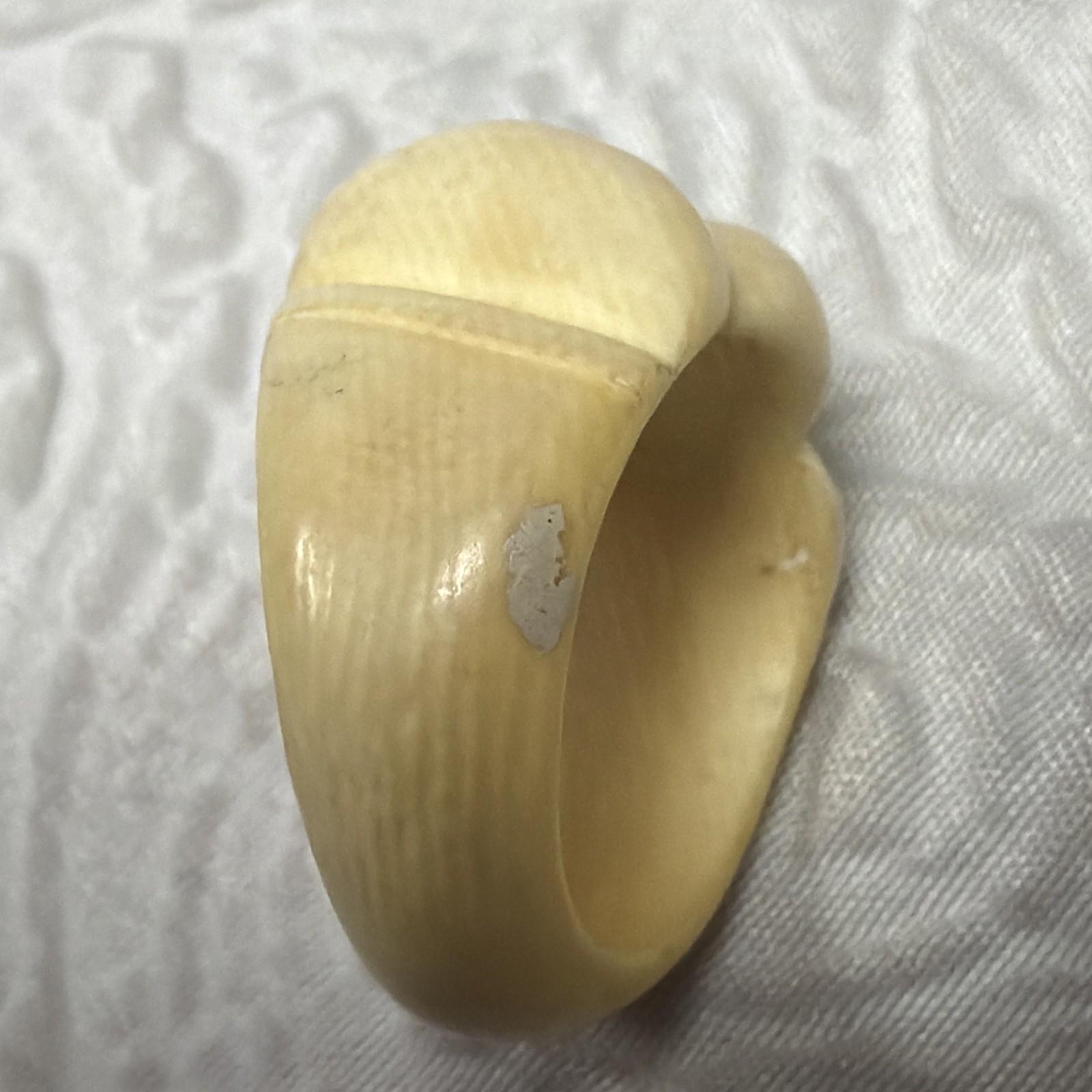 Patricia Von Musulin Modernist Sculptural 1970’s Statement Ring Size 8.25