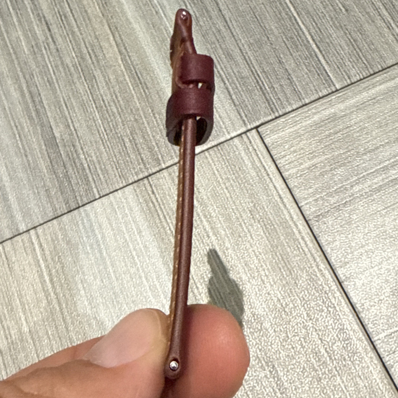 Authentic IWC Quick Release 20mm x 18mm Burgundy Swiss Calf Leather Watch Strap