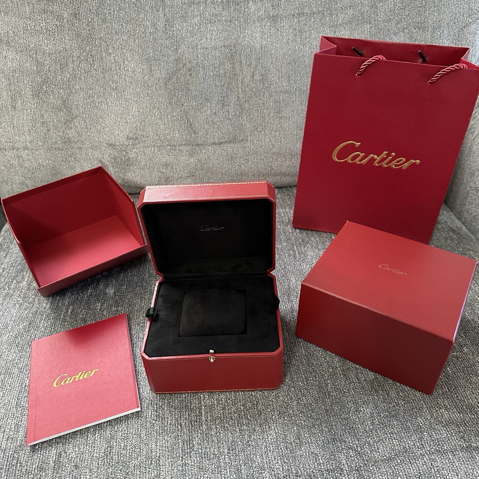Cartier Storage Box Watch Case Full Set Included