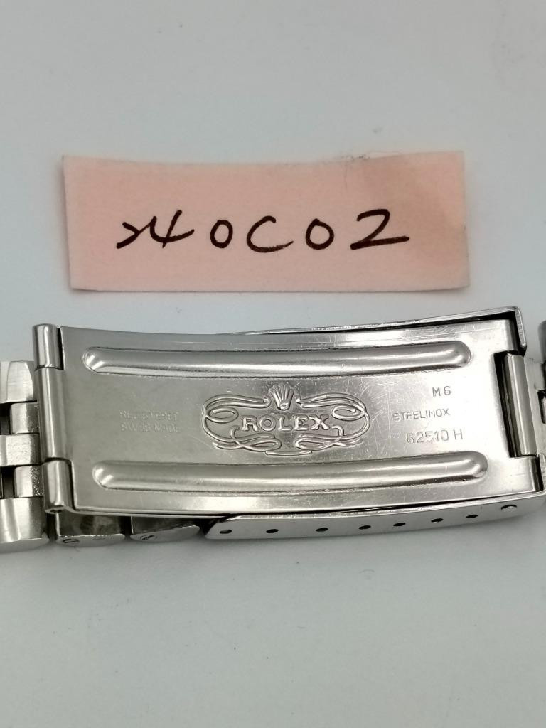 Authentic 1980s Rolex 1601 16014 Steel Bracelet 20mm Swiss 62510H 555 – 24OC02