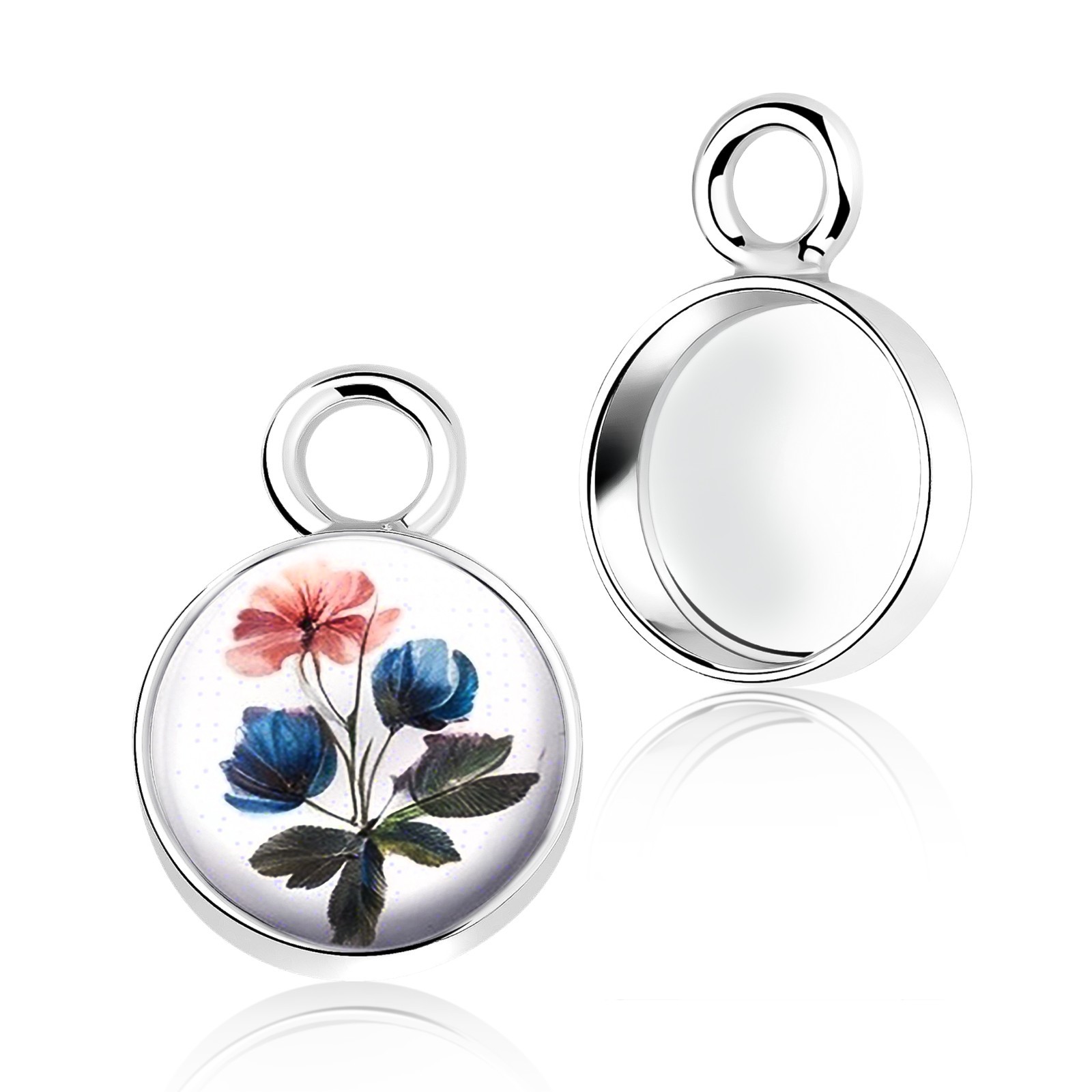 925 Silver Bezel Cup Round 8mm – Setting Blank for DIY Resin Jewelry