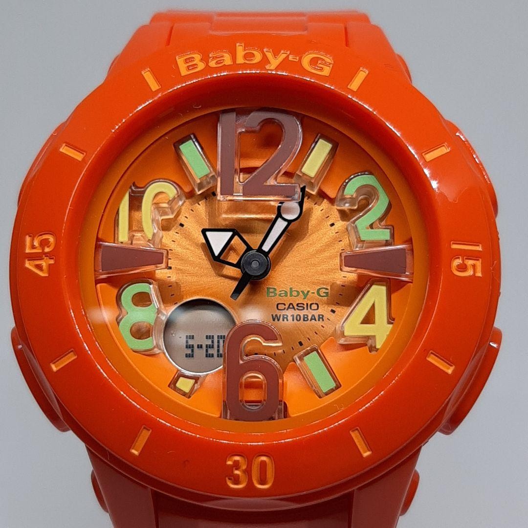 Casio Baby G BGA 171 Neon Marine Series Orange Working