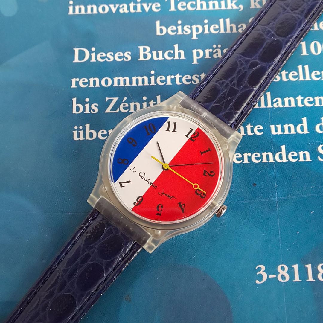 CITIZEN Bastille Day Tricolor Dial Rare Ltd Quartz Watch