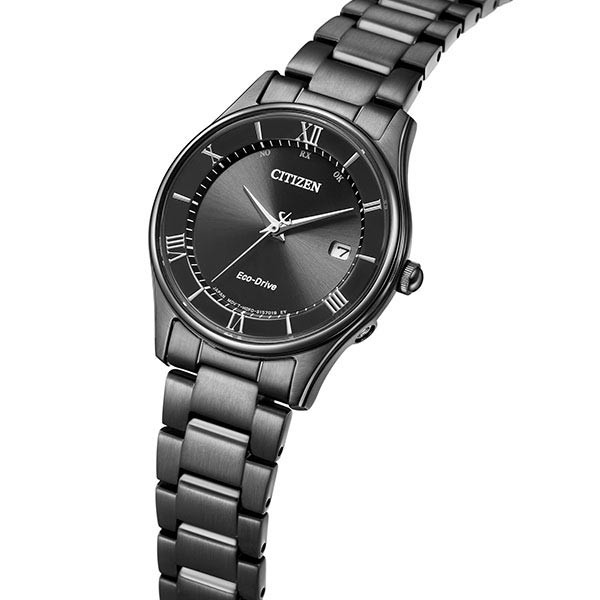 Unused CITIZEN COLLECTION ES0004-51E Black Eco-drive Women’s Watch in Box