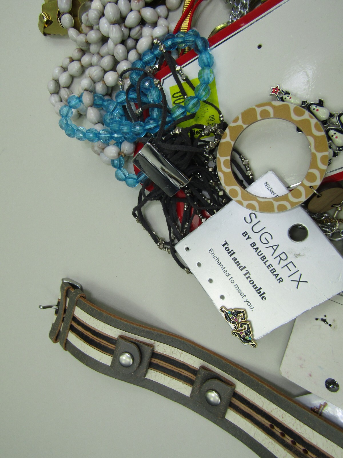 Jewelry Necklaces Earrings Studs Hoops Dangle Rings Bracelets Pins Mixed Lot