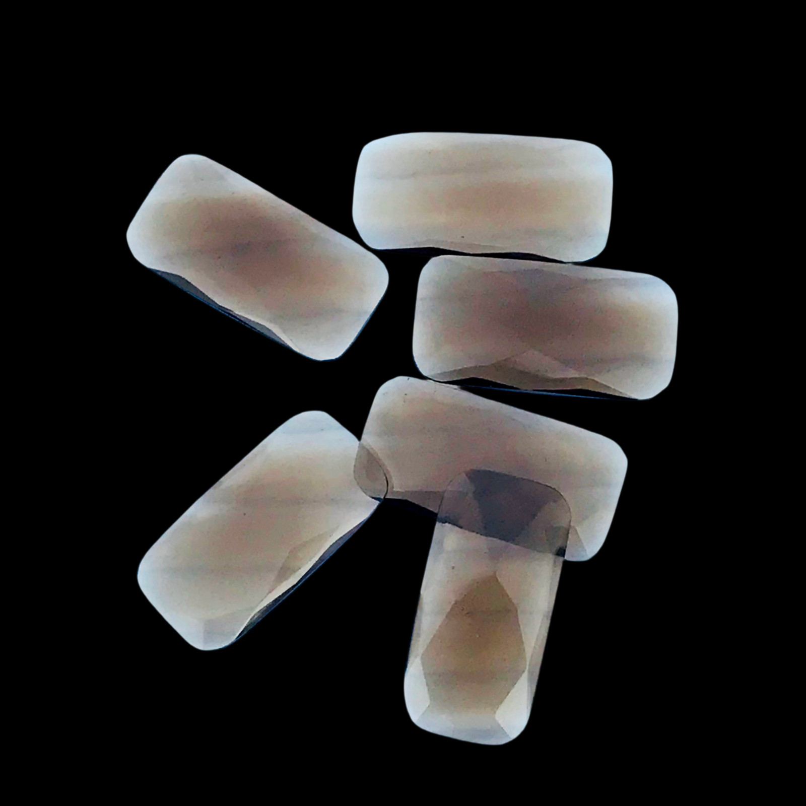 20 Pcs Faceted Smoky Hydro Quartz Loose Gemstone -6x8mm-10x20mm Approx.