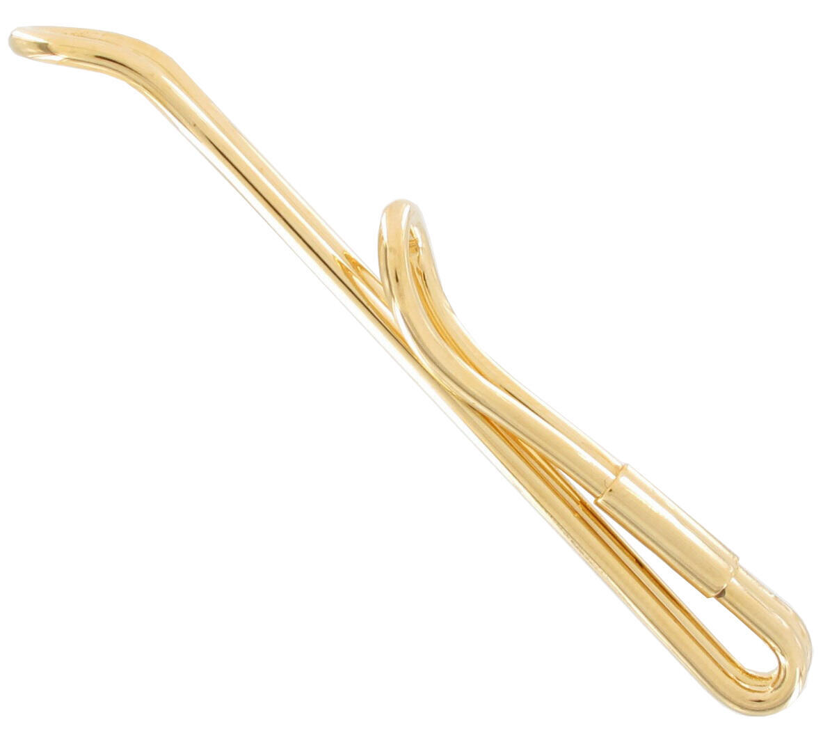 Tie Clip Mens Classic Retro Design Gold Tone Clasp Clip USA Ky & Co 2 1/2″