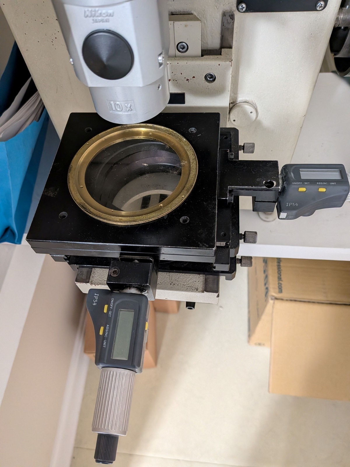 Nikon Optical Comparator (PERFECT, 3 Lenses,manuals)