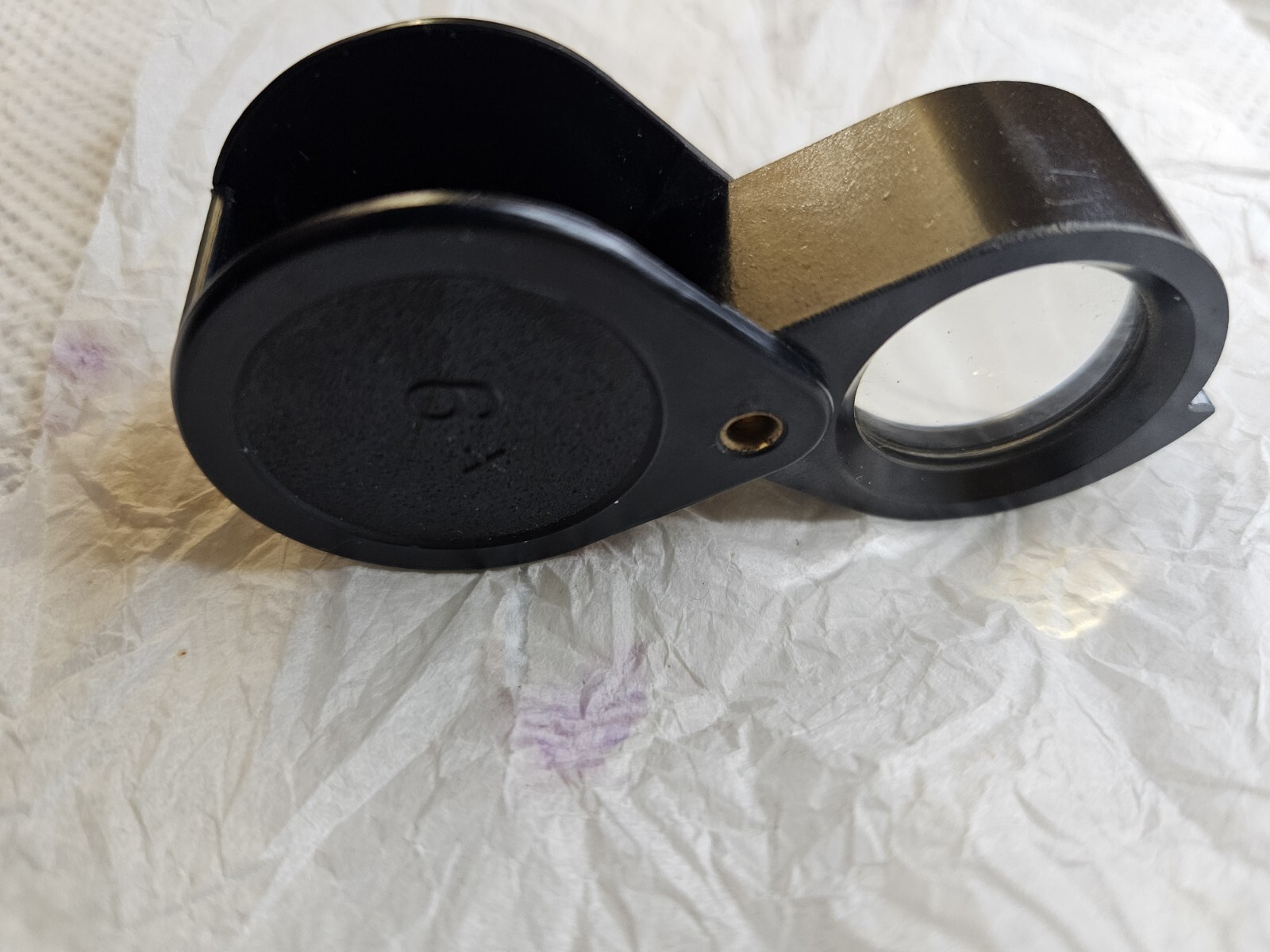 Viewing magnifying glass LP-3-6x, USSR. Loupe USSR .