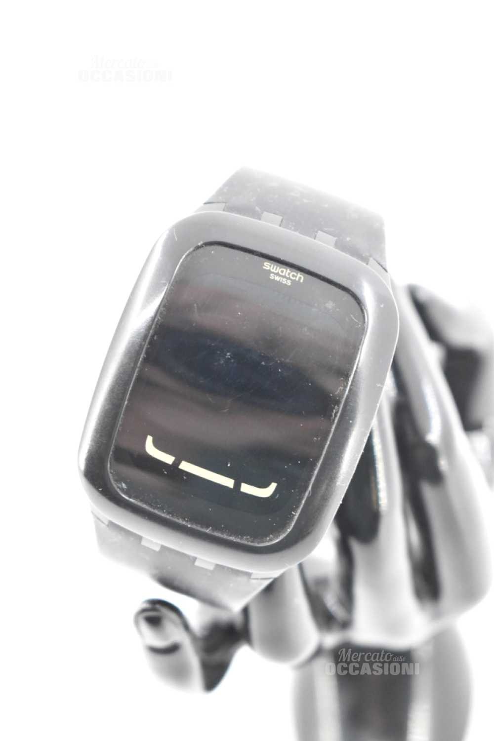 Swatch CR1632 Black Touch Screen Watch