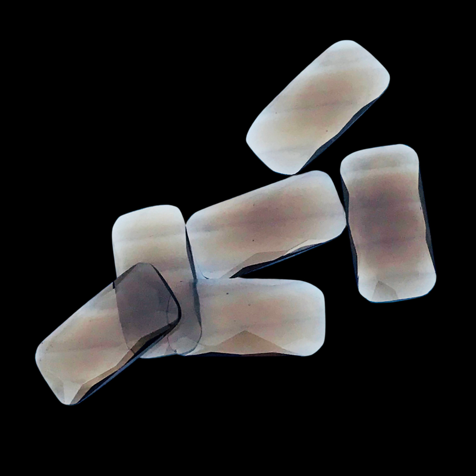 20 Pcs Faceted Smoky Hydro Quartz Loose Gemstone -6x8mm-10x20mm Approx.