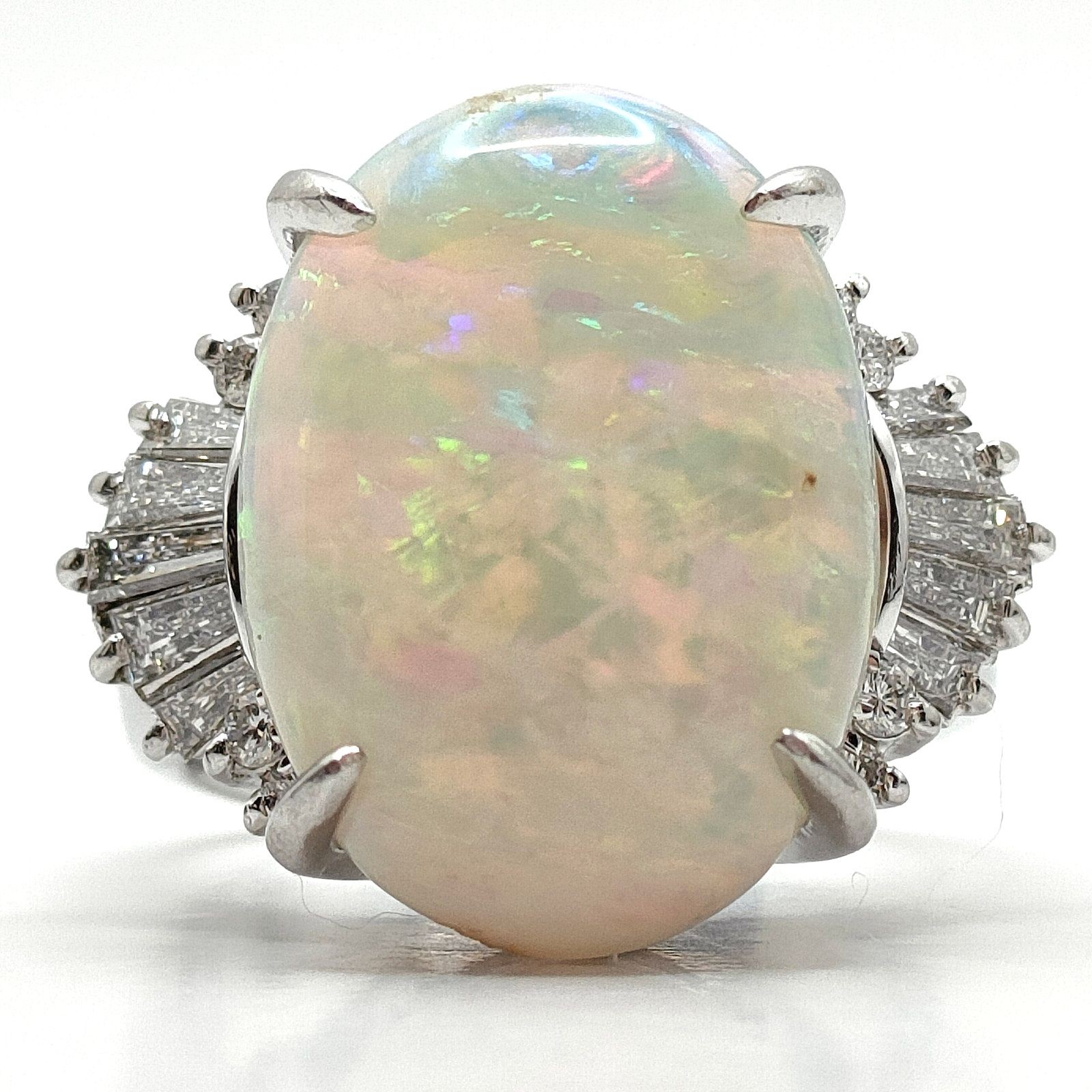 Jewelry Ring Opal 8.85ct Platinum 5524463