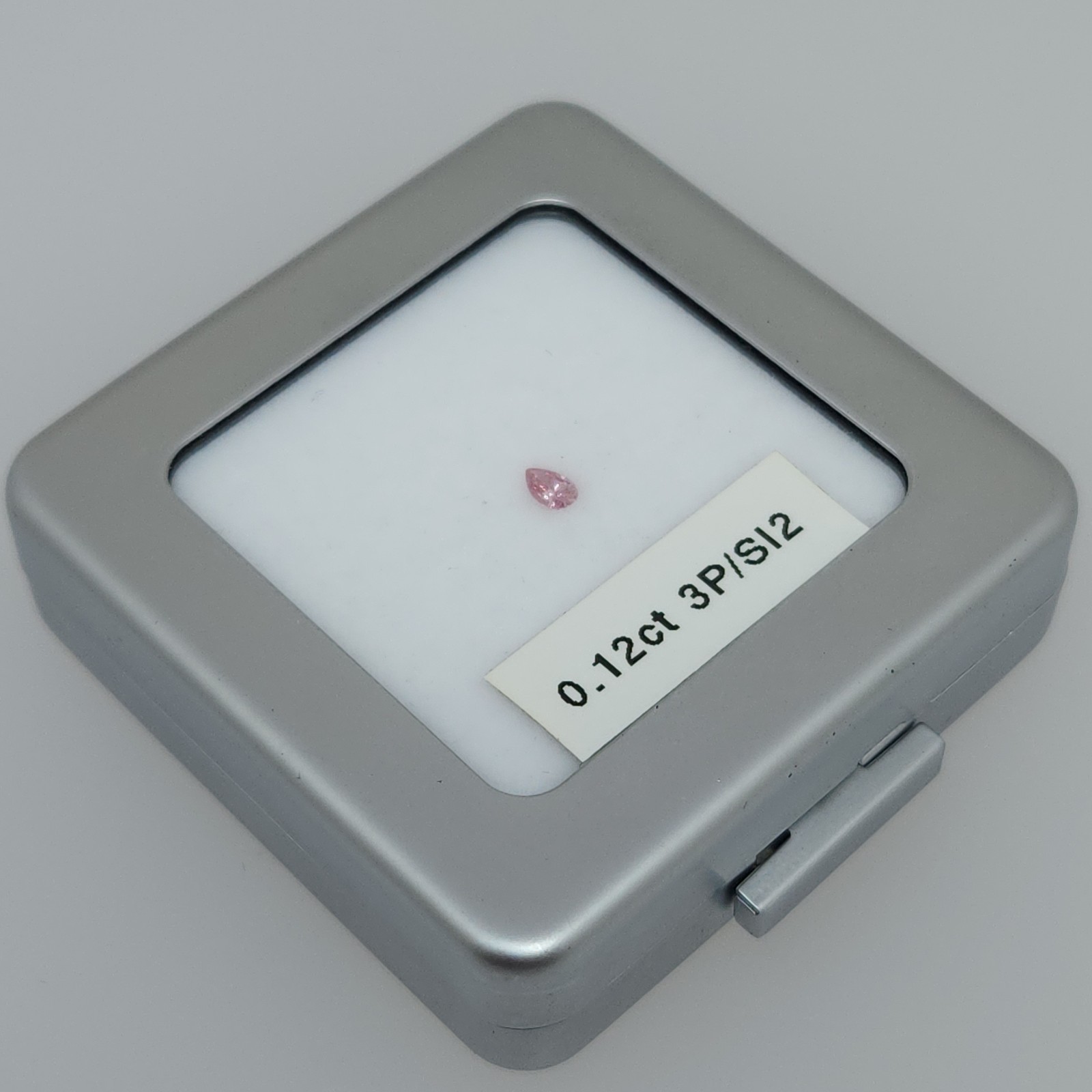 Argyle Pink Diamond 0.12ct 3P SI2, with Argyle Certificate, Investment Grade